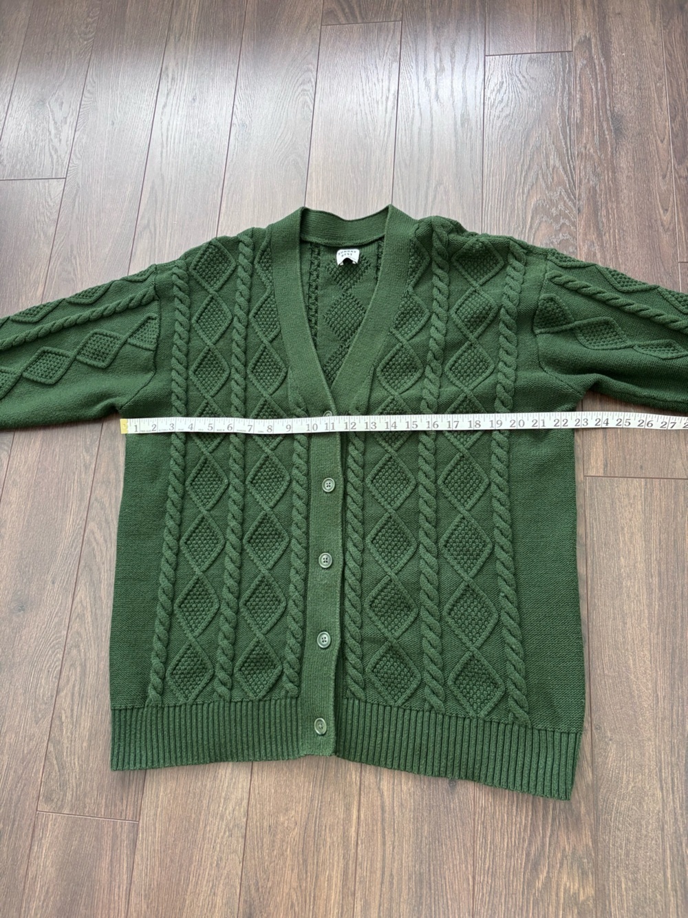 ARITZIA Sunday Best Evergreen Peggy Cardigan Size SMALL - Picture 8 of 14